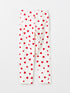 LC Waikiki Crew Neck Printed Long Sleeve Girl Pajama Set
